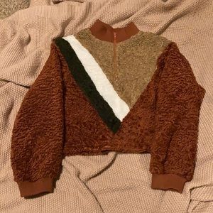 FASHIONNOVA multicolored crop sweater